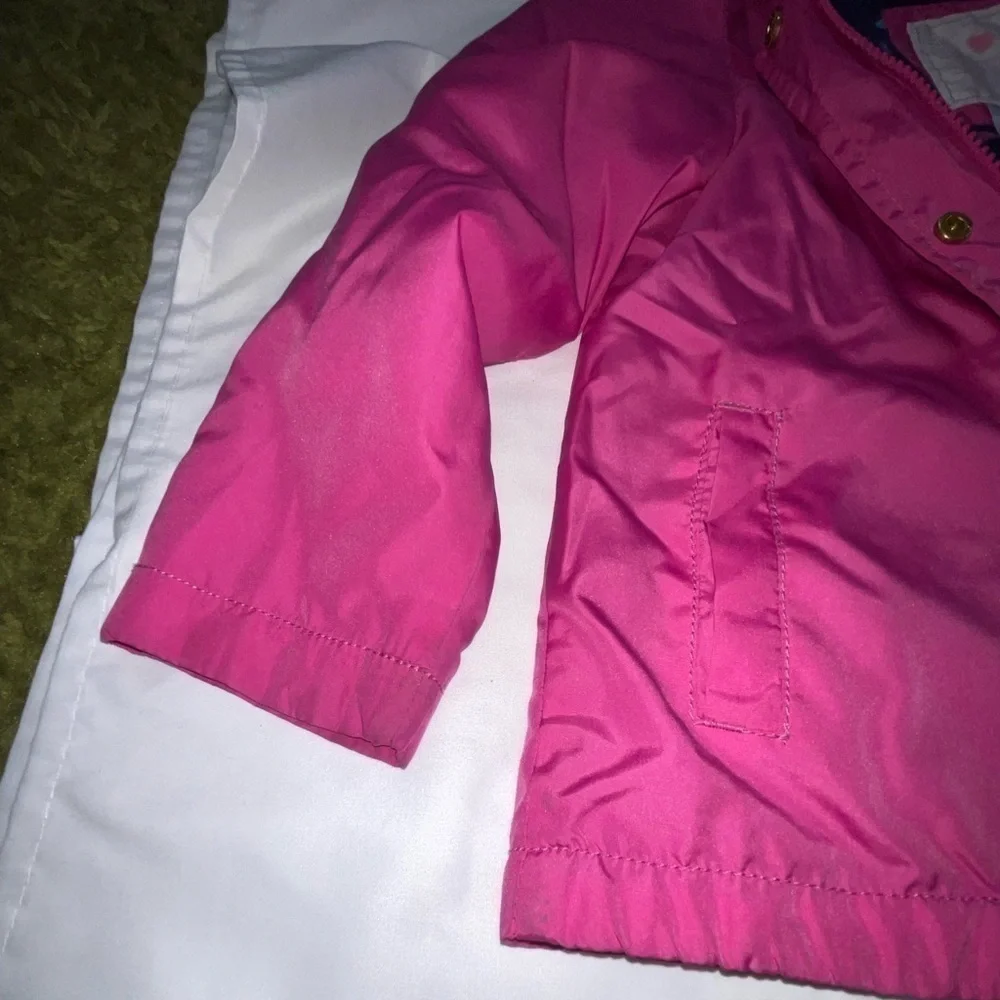 Girls Carters size 4T pink unicorn zip up jacket